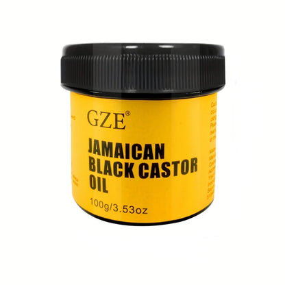 GZE JAMAICAN Black Castor Oil Pure Cold-Pressed for Hair Growth, Skin Moisturizing and Scalp Health - Promoting Thick Hair