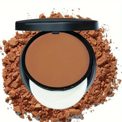 Sweat-Resistant Contouring Powder Palette - Matte Buildable Coverage for All Skin Tones Highlight & Shadow Makeup