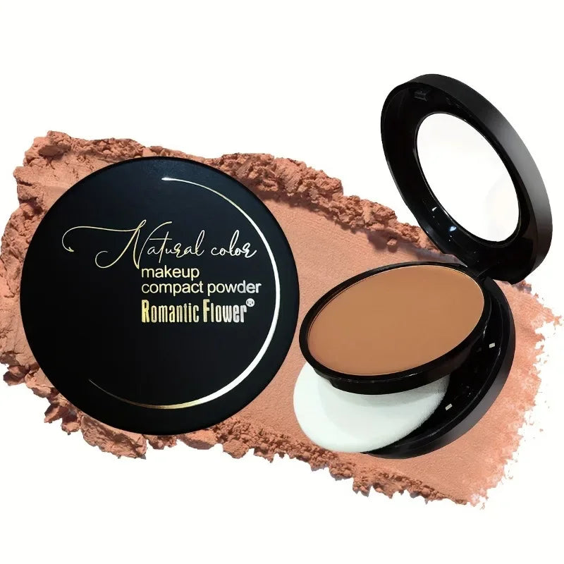 Sweat-Resistant Contouring Powder Palette - Matte Buildable Coverage for All Skin Tones Highlight & Shadow Makeup